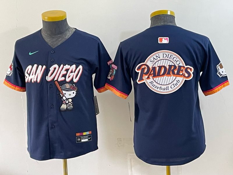 Youth San Diego Padres blank blue Nike 2026 MLB Jersey 0831004